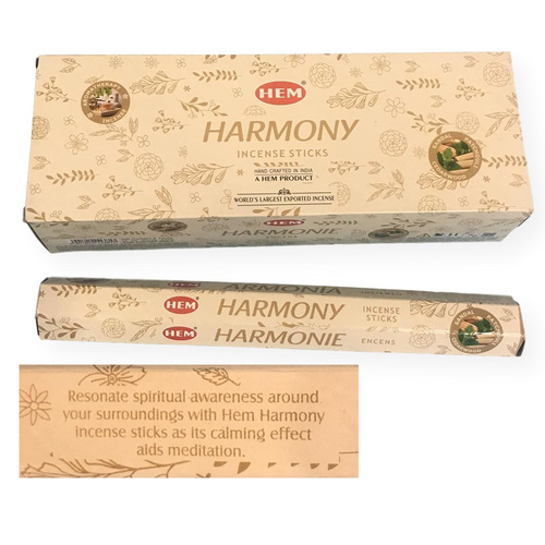 [HEM Harmony] 2x 20 Incense Sticks HEM Hex Meditation Aroma Fragrance