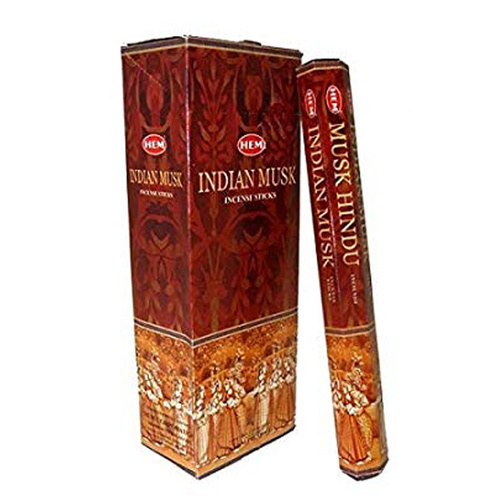 [HEM Indian Musk] 2x 20 Incense Sticks HEM Hex Meditation Aroma Fragrance
