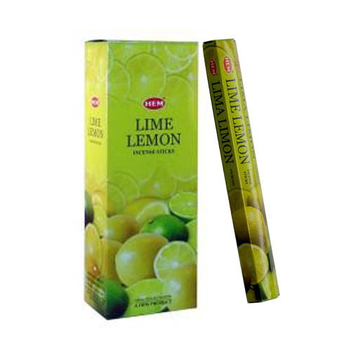 [HEM Lime Lemon] 2x 20 Incense Sticks HEM Hex Meditation Aroma Fragrance