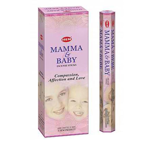 [HEM Mama & Baby] 2x 20 Incense Sticks HEM Hex Meditation Aroma Fragrance