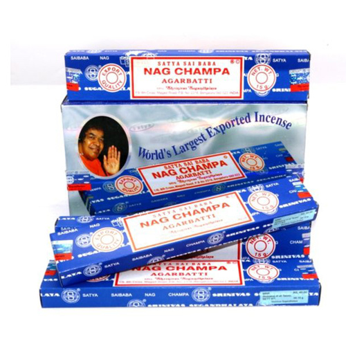 [Satya Nag Champa-15g-Satya] 2x 15g Incense Sticks Satya Nag Champa Meditation Aroma Fragrance