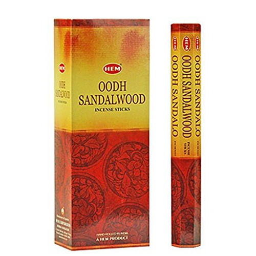 [HEM Oodh Sandalwood] 2x 20 Incense Sticks HEM Hex Meditation Aroma Fragrance