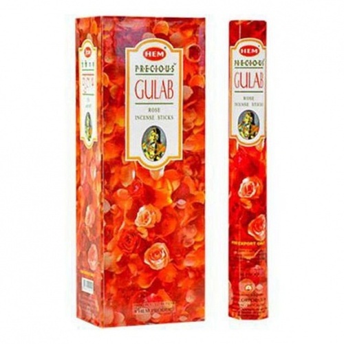 [HEM Precious Gulab] 2x 20 Incense Sticks HEM Hex Meditation Aroma Fragrance