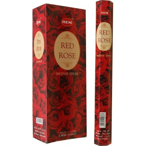 [HEM Red Rose] 2x 20 Incense Sticks HEM Hex Meditation Aroma Fragrance