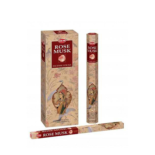 [HEM Rose Musk] 2x 20 Incense Sticks HEM Hex Meditation Aroma Fragrance