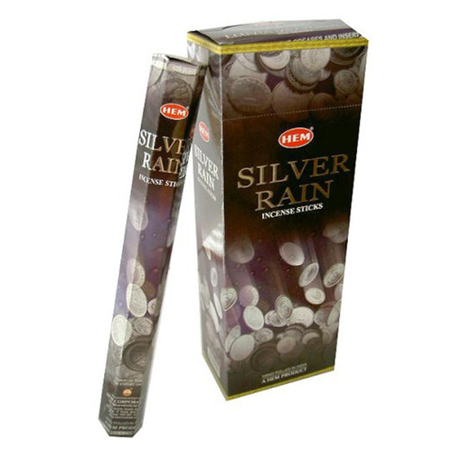 [HEM Silver Rain] 2x 20 Incense Sticks HEM Hex Meditation Aroma Fragrance