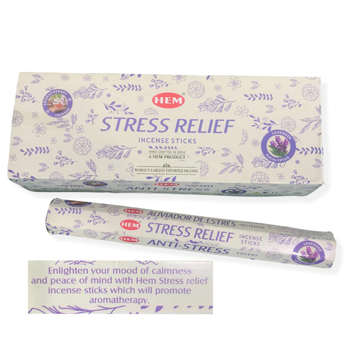 [HEM Stress Relief] 2x 20 Incense Sticks HEM Hex Meditation Aroma Fragrance