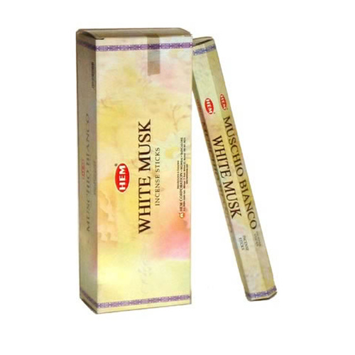 [HEM White Musk] 2x 20 Incense Sticks HEM Hex Meditation Aroma Fragrance