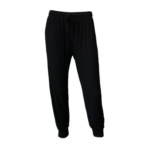 NEW Women's Casual Cotton Blend Comfy Soft Harem Pants Trousers Elastic Waist [Size: S]