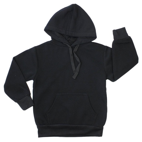 New Kids Hoodie Jumper Pullover Basic  School Uniform Plain Casual Sweatshirt [10, Black]