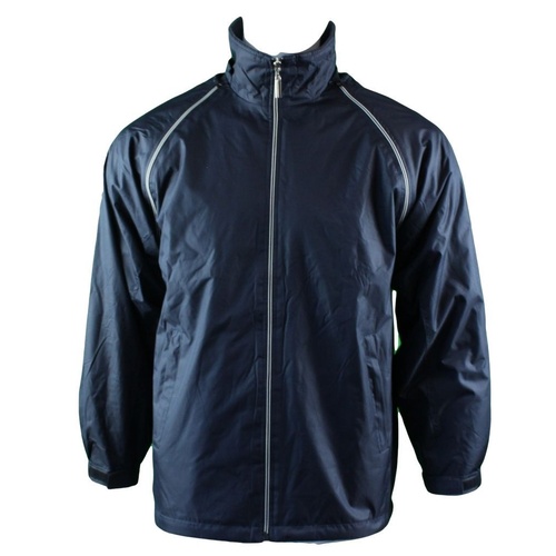 Mens Reversible/Convertible Hooded Windbreaker Windcheater Jacket Vest 4 in 1 [Colour: Navy] [Size: XXL] 
