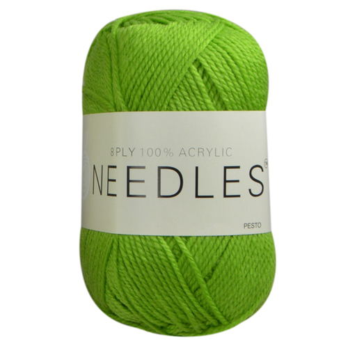 [#2197 Pesto] 100g Knitting Yarn 8 Ply Super Soft Acrylic Knitting Wool Solid Multi Colours