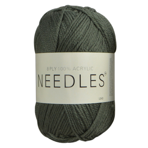 [#2209 Lead] 100g Knitting Yarn 8 Ply Super Soft Acrylic Knitting Wool Solid Multi Colours