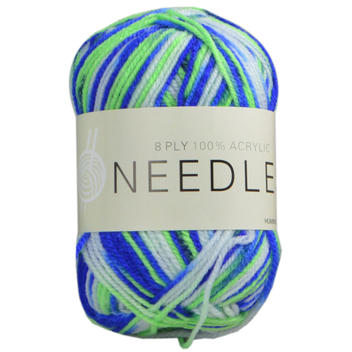 [#2217 Hummingbird (Multi)] 100g Knitting Yarn 8 Ply Super Soft Acrylic Knitting Wool Solid Multi Colours