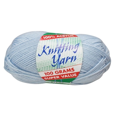 [#041 Baby Blue - Yatsal] 100g Knitting Yarn 8 Ply Super Soft Acrylic Knitting Wool Solid Multi Colours