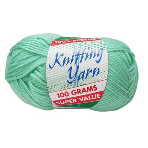 [#059 Mint Green - Yatsal] 100g Knitting Yarn 8 Ply Super Soft Acrylic Knitting Wool Solid Multi Colours