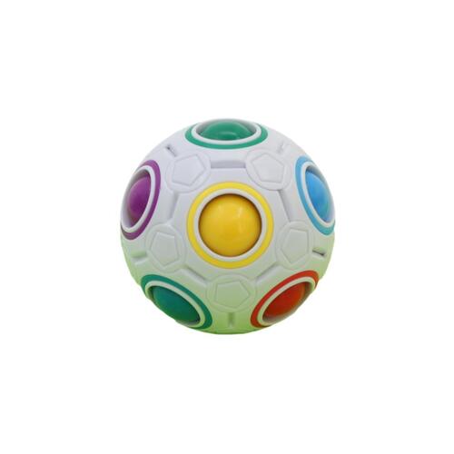 Fidget Toys Sensory ADHD Autism Stress Relief Hand Fidget Kids Adult  - [ Rainbow Puzzle Ball]