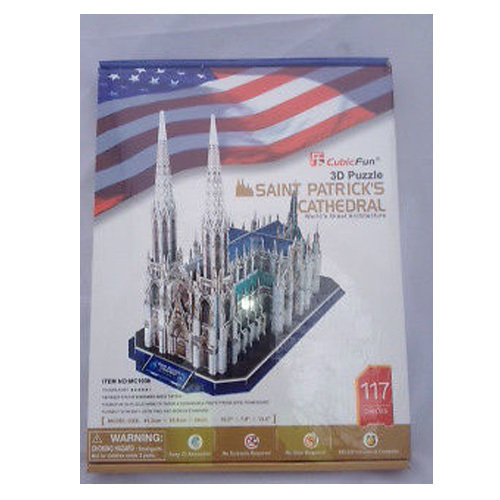 3D Puzzle 117 Pieces Saint Patrick's Cathedral World's Great Architecture