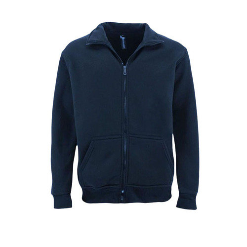 FIL Men's Fleece Zip up Sweater Jacket Jumper Sweat Shirt [Size: S] [Colour: Navy]
