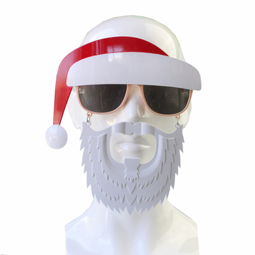 Christmas Xmas Party Glasses Photo Booth Props Costume Accessories Fancy Dress [Design: Santa Clause]
