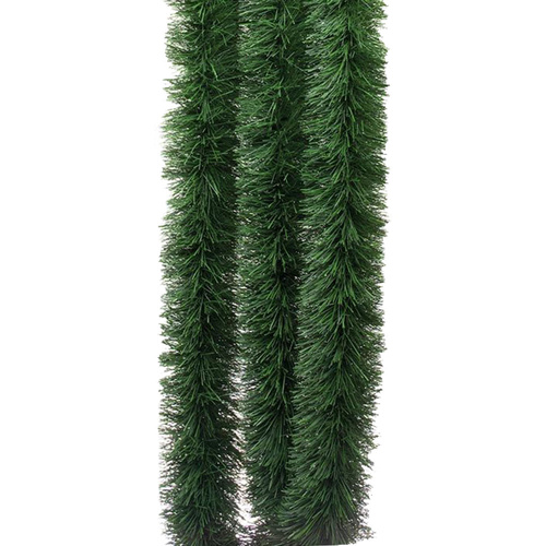 5x Thick Christmas Natural Pine Green Tinsel Xmas Garland Decor Ornaments 2.5m