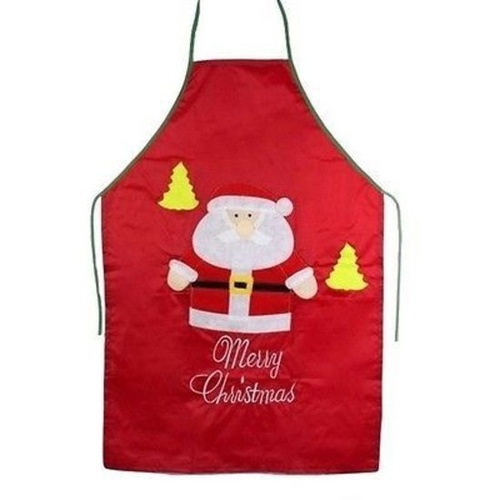 Christmas Chef's Apron Funny Santa XMAS Cooking Holiday BBQ Party Home Gift