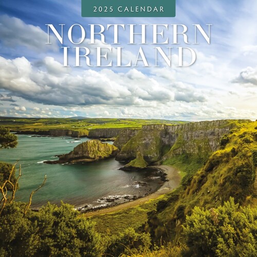 Northern Ireland - 2025 Square Wall Calendar 16 month by Red Robin