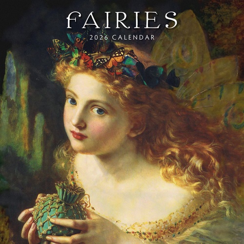 Fairies - 2026 Red Robin Square Wall Calendar Monthly Planner