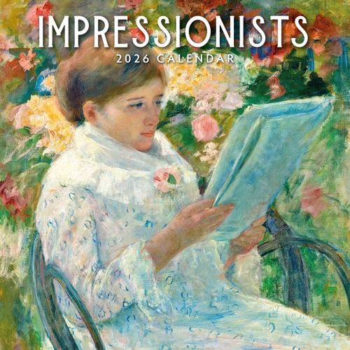 Impressionists - 2026 Red Robin Square Wall Calendar Monthly Planner