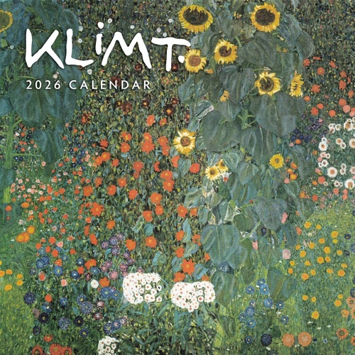 Klimt - 2026 Red Robin Square Wall Calendar Monthly Planner