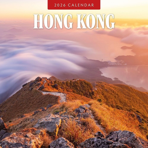 Hong Kong - 2026 Red Robin Square Wall Calendar Monthly Planner