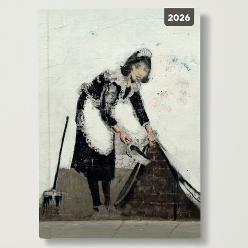 Banksy - 2026 Red Robin A5 Padded Diary Planner Urban Street Style Art