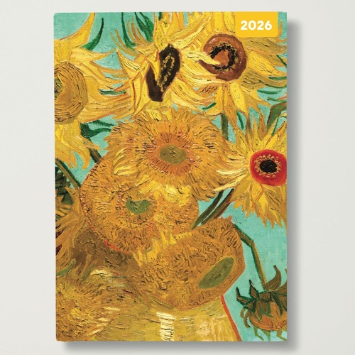 Van Gogh - 2026 Red Robin A5 Padded Diary Planner Iconic Painting Series