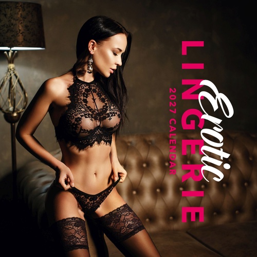 Erotic Lingerie - 2027 Red Robin Square Wall Calendar Monthly Planner