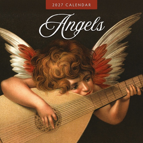 Angels - 2027 Red Robin Square Wall Calendar Monthly Planner