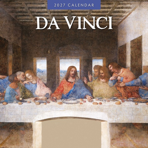 Da Vinci - 2027 Red Robin Square Wall Calendar Monthly Planner