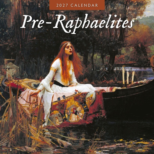 Pre-Raphaelites - 2027 Red Robin Square Wall Calendar Monthly Planner