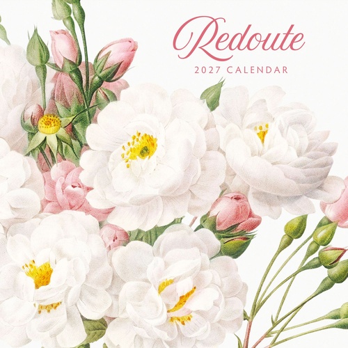 Redoute - 2027 Red Robin Square Wall Calendar Monthly Planner