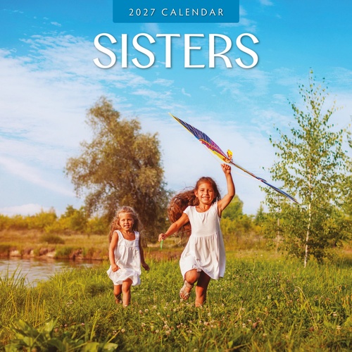 Sisters - 2027 Red Robin Square Wall Calendar Monthly Planner