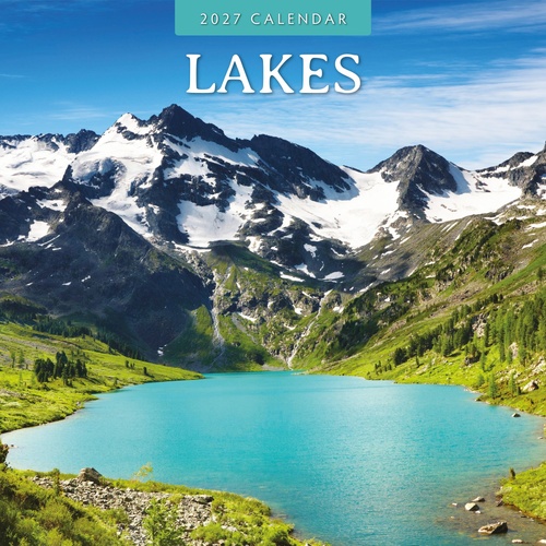 Lakes - 2027 Red Robin Square Wall Calendar Monthly Planner