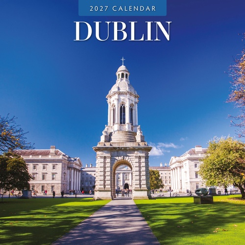 Dublin - 2027 Red Robin Square Wall Calendar Monthly Planner