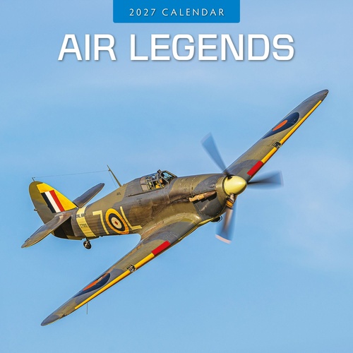 Air Legends - 2027 Red Robin Square Wall Calendar Monthly Planner
