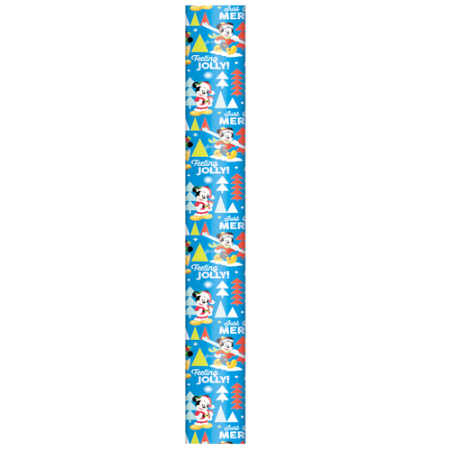 Disney Kids Christmas Gift Wrap Rolls Wrapping Paper 3m x 70cm [Design: Micky A]