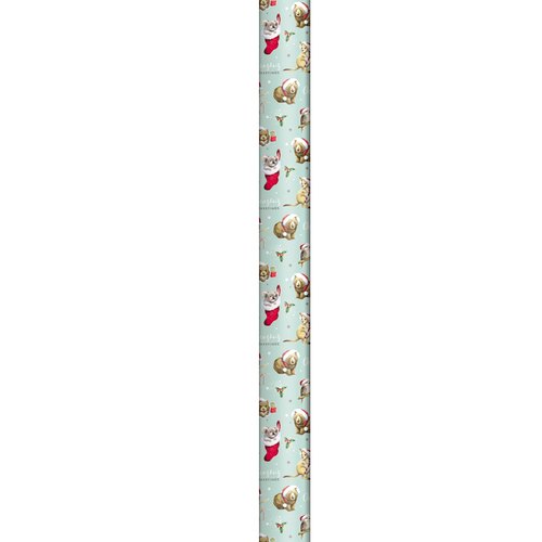 Christmas Gift Wrap Rolls Wrapping Paper 10m x 70cm Festive Xmas [Design: D]