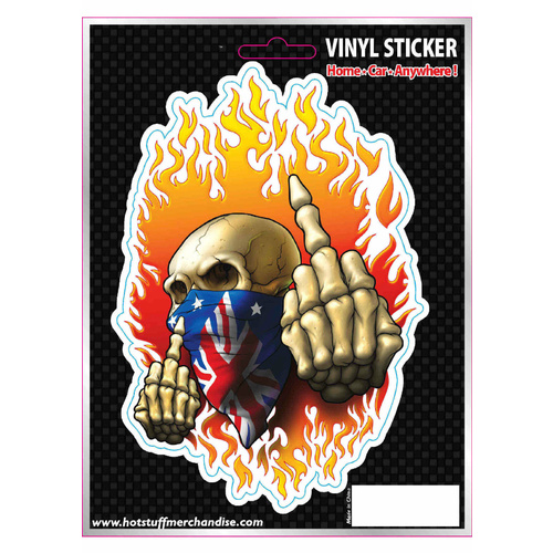 Car Decal Accessories Vinyl Sticker -Aussie Finger