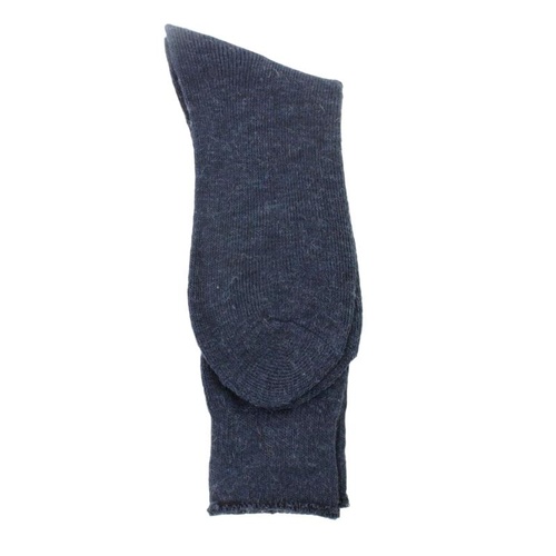 1/6 pairs Thick Merino Wool Blend Woolen Warm Heavy Duty Winter Thermal Socks [Size:  7-11 ] [Colour: Navy (6 pairs)]