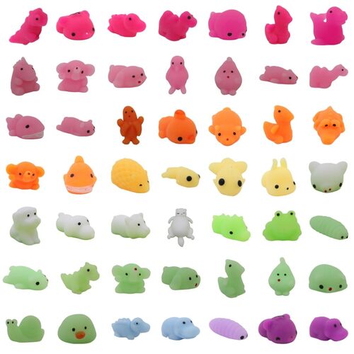 1-10pcs Cute Kawaii Mini Animal Squishy Squishies Squeeze Stretch Sensory Fidget Toys Assorted [Qty: 1pc]