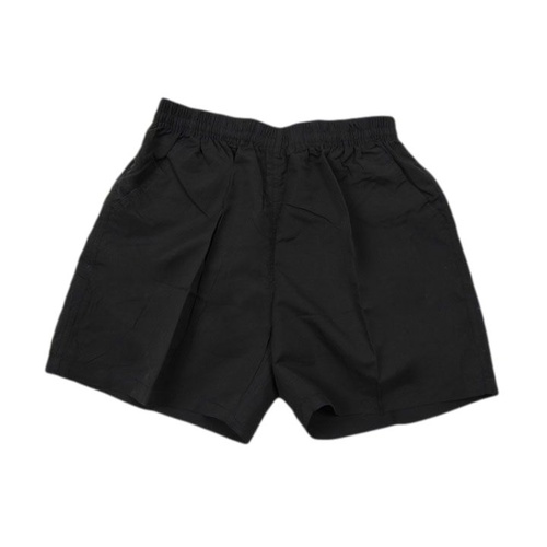 Adult Mens Casual Training Running Jogging Gym Sport Microfibre Shorts S-3XL  [Colour: Black] [Size: L] 