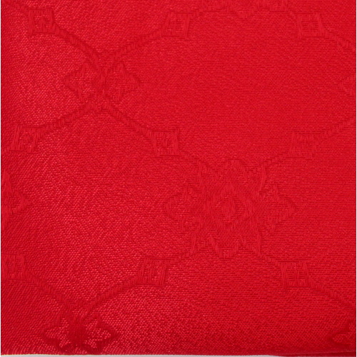 Rectangle Square Tablecloth Table Cover Linen Dining Kitchen Red White 140x220cm [Colour: Red]