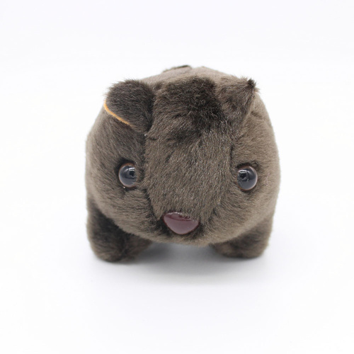 Australian Souvenir Soft Plush Stuffed Toy Animals Koala Kangaroo 10-15cm [Design: Wombat]